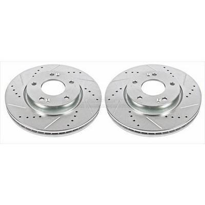 Power Stop Evolution Drilled and Slotted Brake Rotors - JBR1136XPR